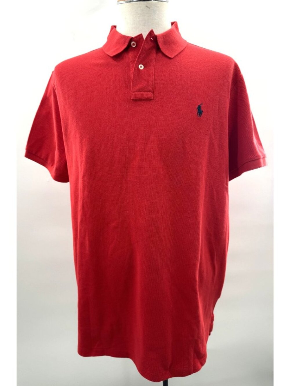NWT Polo Ralph Lauren Red Cotton Custom Slim Fit Polo Golf Shirt Men's Sz XXL